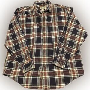 Eddie Bauer men’s size large heavyweight flannel button down